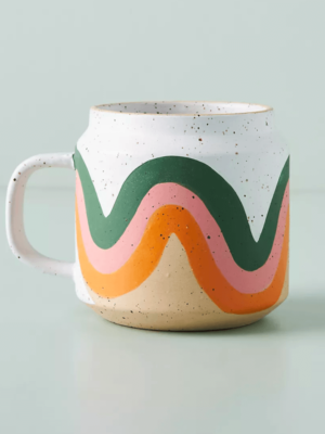 Pottery Rainbow Mug